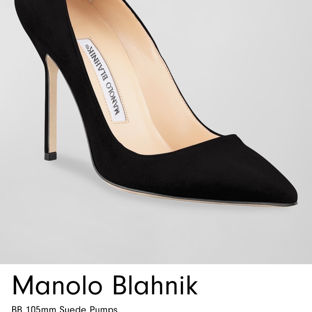 Manolo Blahnik Classic Black Heels